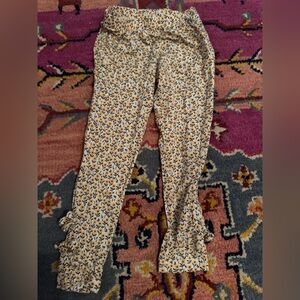Posh Peanut Beige Floral Pants